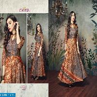 Eternal silk mode hits Wholesale shop digital printed Art silk Gowns